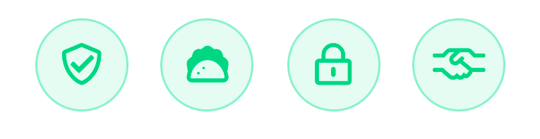 Green badges under the farming end date give you details on the farm’s reliability