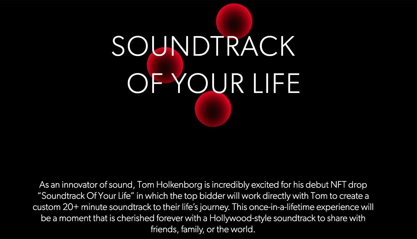 Soundtrack Of Your Life homepage