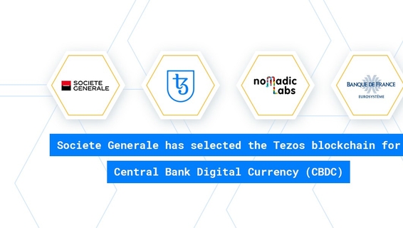Societe Generale выбрала Tezos для эксперимента с национальной цифровой валютой